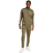 adidas Basic 3-Streifen Tricot Trainingsanzug Herren JW6226 - olive strata/white XS