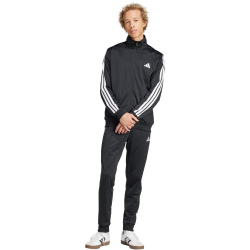 adidas Basic 3-Streifen Tricot Trainingsanzug Herren JI8858 - black XS