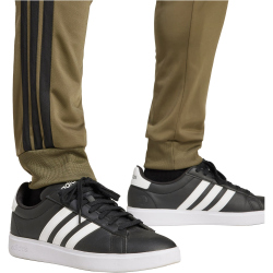 adidas Basic 3-Streifen Tricot Trainingsanzug Herren JI8854 - olive strata XS