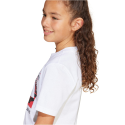 adidas Camo Linear Graphic T-Shirt Kinder JD4642 - white 128