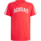 adidas Codes Collegiate Graphic T-Shirt Kinder JI6673 - pure ruby 128