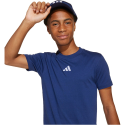 adidas Essentials T-Shirt Kinder JY0613 - dark blue/white 152
