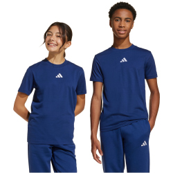 adidas Essentials T-Shirt Kinder JY0613 - dark blue/white 152