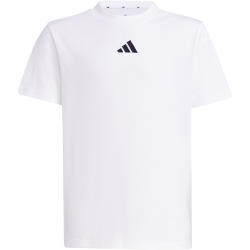 adidas Essentials T-Shirt Kinder JC9774 - white/black 128