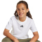 adidas Essentials T-Shirt Kinder JC9774 - white/black 128