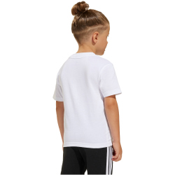 adidas Essentials T-Shirt Kinder JC9720 - white/black 122