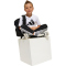 adidas Essentials T-Shirt Kinder JC9720 - white/black 122