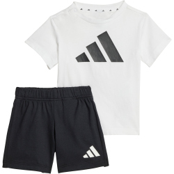 adidas Essentials Baby-T-Shirt + Shorts Set JE1388 - white/black 74