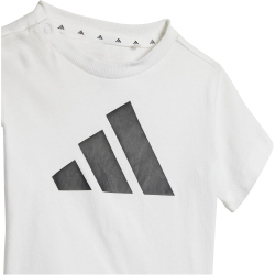 adidas Essentials Baby-T-Shirt + Shorts Set JE1388 - white/black 74