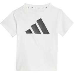 adidas Essentials Baby-T-Shirt + Shorts Set JE1388 - white/black 74