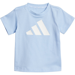 adidas Essentials Baby-T-Shirt + Shorts Set JC9641 - glow blue/white 74