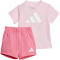 adidas Essentials Baby-T-Shirt + Shorts Set JC9639 - clear pink/white 74