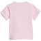 adidas Essentials Baby-T-Shirt + Shorts Set JC9639 - clear pink/white 74