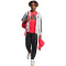 adidas Essentials T-Shirt Kinder JC9664 - pure ruby/black 128