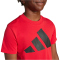 adidas Essentials T-Shirt Kinder JC9664 - pure ruby/black 128
