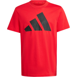 adidas Essentials T-Shirt Kinder JC9664 - pure ruby/black 140