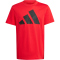 adidas Essentials T-Shirt Kinder JC9664 - pure ruby/black 140