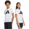 adidas Essentials T-Shirt Kinder JC9659 - white/black 128