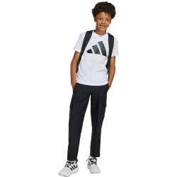 adidas Essentials T-Shirt Kinder JC9659 - white/black 140