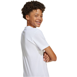 adidas Essentials T-Shirt Kinder JC9659 - white/black 140