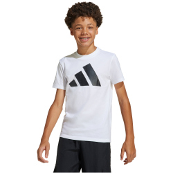 adidas Essentials T-Shirt Kinder JC9659 - white/black 140