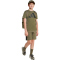 adidas Essentials T-Shirt Kinder JC9658 - olive strata/black 128