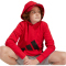 adidas Essentials Hoodie Kinder JE1389 - pure ruby/black 164