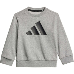 adidas Essentials Baby-Jogginganzug JC9649 - medium grey heather/black 98