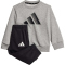 adidas Essentials Baby-Jogginganzug JC9649 - medium grey heather/black 98