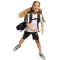 adidas Essentials 3-Streifen T-Shirt + Shorts Set Kinder JE1401 - white/black 110