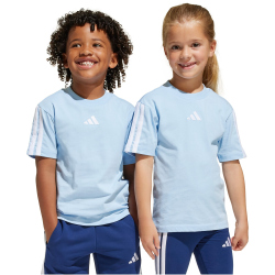 adidas Essentials T-Shirt Kinder JD6512 - glow blue/white 116