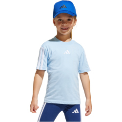 adidas Essentials T-Shirt Kinder JD6512 - glow blue/white 116