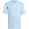 adidas Essentials T-Shirt Kinder JD6512 - glow blue/white 116