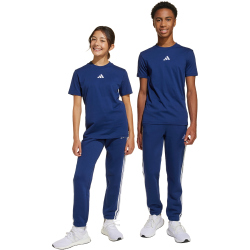 adidas Essentials Trainingshose Kinder JY0603 - dark blue/white 176