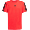 adidas Essentials T-Shirt Kinder JD6489 - pure ruby/black 128