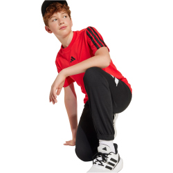 adidas Essentials T-Shirt Kinder JD6489 - pure ruby/black 152