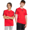 adidas Essentials T-Shirt Kinder JD6489 - pure ruby/black 152