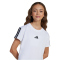 adidas Essentials T-Shirt Mädchen JJ0945 - white/black 152
