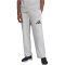 adidas Essentials Wide Leg 3-Streifen Logo Jogginghose Herren JF3606 - medium grey heather/black XS