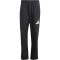 adidas Essentials Wide Leg 3-Streifen Logo Jogginghose Herren JF3604 - black/white XS