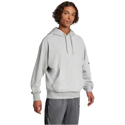 adidas Essentials Loose Fit 3-Streifen Logo French Terry Hoodie Herren JF3591 - medium grey heather/black S
