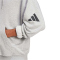 adidas Essentials Loose Fit 3-Streifen Logo French Terry Hoodie Herren JF3591 - medium grey heather/black M