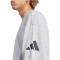 adidas Essentials Loose Fit 3-Streifen Logo Sweatshirt Herren JF3578 - medium grey heather/black S