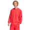 adidas Essentials Loose Fit 3-Streifen Logo Sweatshirt Herren JF3577 - pure ruby/black S