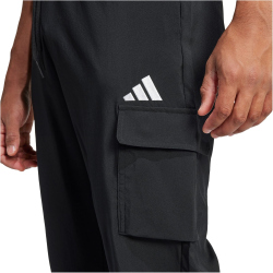 adidas Essentials Small Logo Cargohose Herren JF3538 - black/white XS