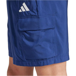 adidas Essentials Small Logo Chelsea Cargoshorts Herren JF3532 - dark blue/white XS