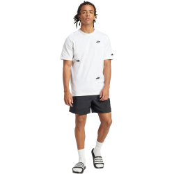 adidas Essentials Small Logo Chelsea Sweatshorts Herren JF1117 - black/white S