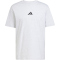 adidas Essentials Small Logo Single Jersey T-Shirt Herren JF1100 - light grey heather/black XS