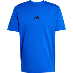 adidas Essentials Small Logo Single Jersey T-Shirt Herren JF1094 - team royal blue/black S