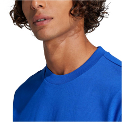 adidas Essentials Small Logo Single Jersey T-Shirt Herren JF1094 - team royal blue/black S